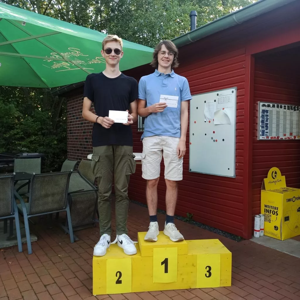 Siegerehrung der Vereins-Clubmeisterschaften 2024 beim TSC Oberbecksen-Bad Oeynhausen e.V.