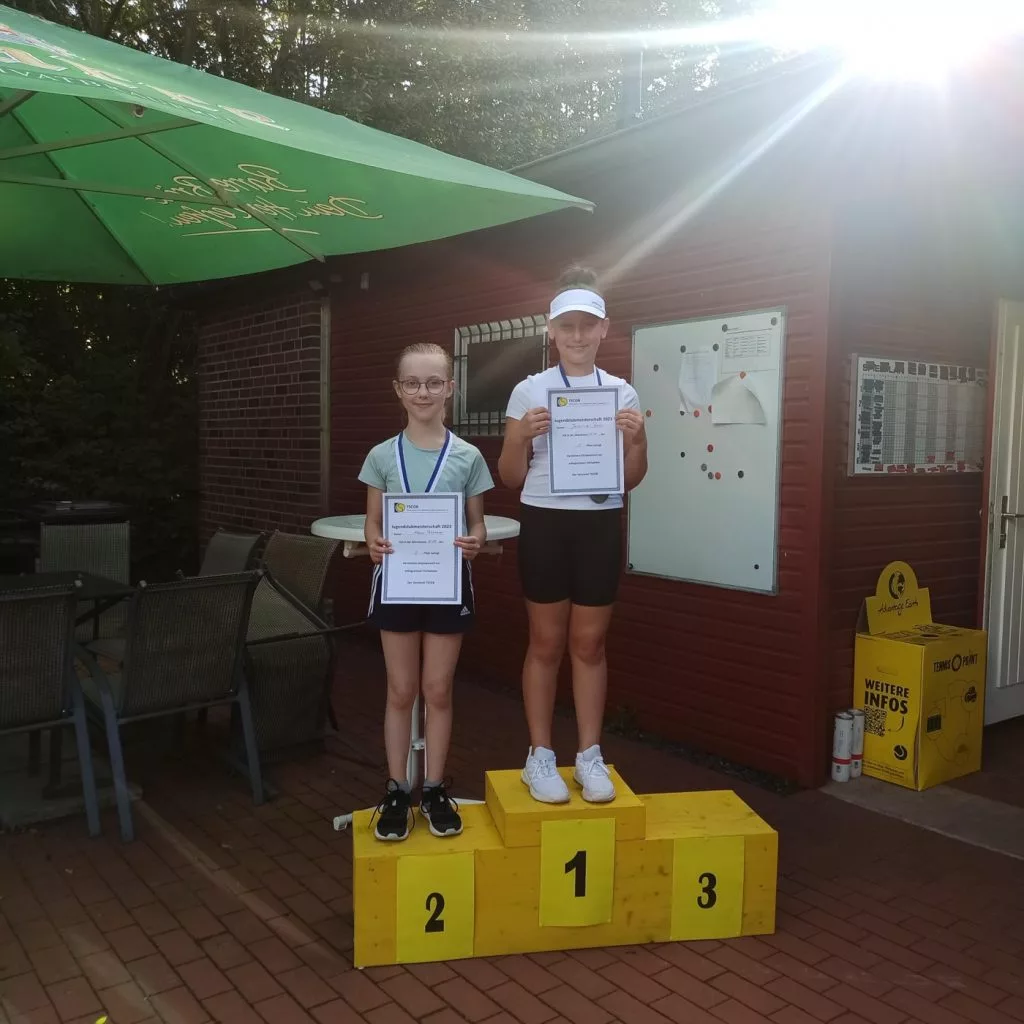 Siegerehrung der Vereins-Clubmeisterschaften 2024 beim TSC Oberbecksen-Bad Oeynhausen e.V.