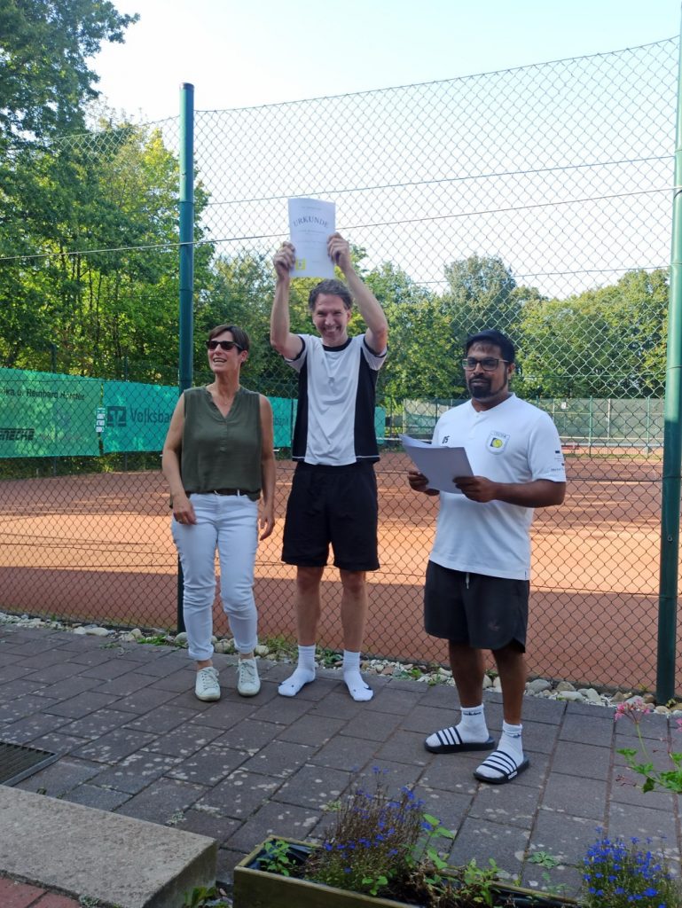 Siegerehrung der Vereins-Clubmeisterschaften 2025 beim TSC Oberbecksen-Bad Oeynhausen e.V.